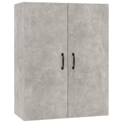 vidaXL Armario colgante contrachapada gris hormigón 69,5x34x90 cm