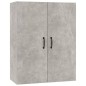 vidaXL Armario colgante contrachapada gris hormigón 69,5x34x90 cm