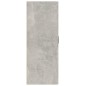 vidaXL Armario colgante contrachapada gris hormigón 69,5x34x90 cm