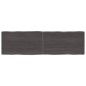 vidaXL Tablero mesa madera tratada borde vivo marrón 140x40x(2-4) cm vidaXL Tablero mesa madera tratada borde vivo marrón 140x40x(2-4) cm