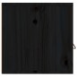 vidaXL Armarios de pared 2 uds madera maciza de pino negro 60x30x30 cm vidaXL Armarios de pared 2 uds madera maciza de pino negro 60x30x30 cm
