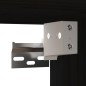 vidaXL Armarios de pared 2 uds madera maciza de pino negro 60x30x30 cm vidaXL Armarios de pared 2 uds madera maciza de pino negro 60x30x30 cm