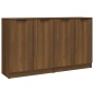 vidaXL Aparadores 2 uds madera contrachapada roble marrón 60x30x70 cm vidaXL Aparadores 2 uds madera contrachapada roble marrón 60x30x70 cm