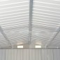 vidaXL Cobertizo de jardín acero galvanizado marrón 257x990x181 cm vidaXL Cobertizo de jardín acero galvanizado marrón 257x990x181 cm