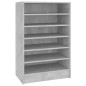 vidaXL Mueble zapatero madera contrachapada gris hormigón 60x35x92 cm vidaXL Mueble zapatero madera contrachapada gris hormigón 60x35x92 cm