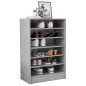 vidaXL Mueble zapatero madera contrachapada gris hormigón 60x35x92 cm vidaXL Mueble zapatero madera contrachapada gris hormigón 60x35x92 cm