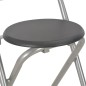 vidaXL Mesa y taburetes de cocina con estantes de madera y acero negro vidaXL Mesa y taburetes de cocina con estantes de madera y acero negro