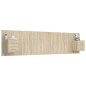 vidaXL Cabecero de cama con mesitas madera contrachapada roble Sonoma vidaXL Cabecero de cama con mesitas madera contrachapada roble Sonoma