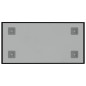 vidaXL Pizarra magnética de pared vidrio templado negro 40x20 cm vidaXL Pizarra magnética de pared vidrio templado negro 40x20 cm