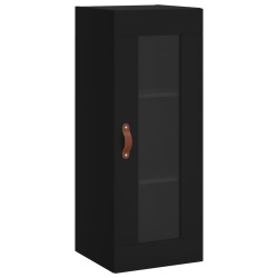 vidaXL Armario de pared negro 34,5x34x90 cm