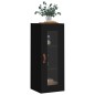 vidaXL Armario de pared negro 34,5x34x90 cm vidaXL Armario de pared negro 34,5x34x90 cm