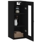 vidaXL Armario de pared negro 34,5x34x90 cm vidaXL Armario de pared negro 34,5x34x90 cm