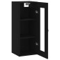 vidaXL Armario de pared negro 34,5x34x90 cm vidaXL Armario de pared negro 34,5x34x90 cm