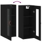 vidaXL Armario de pared negro 34,5x34x90 cm vidaXL Armario de pared negro 34,5x34x90 cm