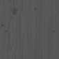 vidaXL Banco de jardín madera maciza de pino gris 80x38x45 cm