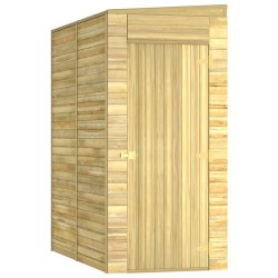 vidaXL Caseta de almacenaje de jardín madera de pino 100x210x218 cm