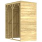 vidaXL Caseta de almacenaje de jardín madera de pino 100x210x218 cm vidaXL Caseta de almacenaje de jardín madera de pino 100x210x218 cm