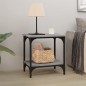 vidaXL Mesa auxiliar madera contrachapada gris Sonoma 40x30x42 cm vidaXL Mesa auxiliar madera contrachapada gris Sonoma 40x30x42 cm