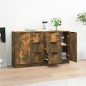 vidaXL Aparadores 2 uds madera contrachapada roble ahumado 60x30x70 cm vidaXL Aparadores 2 uds madera contrachapada roble ahumado 60x30x70 cm