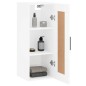 vidaXL Armario de pared madera de ingeniería blanco 34,5x34x90 cm vidaXL Armario de pared madera de ingeniería blanco 34,5x34x90 cm