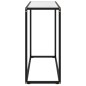 vidaXL Mesa consola vidrio templado blanco 80x35x75 cm vidaXL Mesa consola vidrio templado blanco 80x35x75 cm