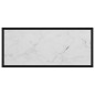 vidaXL Mesa consola vidrio templado blanco 80x35x75 cm vidaXL Mesa consola vidrio templado blanco 80x35x75 cm