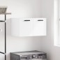 vidaXL Armario de pared madera de ingeniería blanco 60x36,5x35 cm vidaXL Armario de pared madera de ingeniería blanco 60x36,5x35 cm