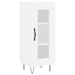 vidaXL Aparador madera de ingeniería blanco 34,5x34x90 cm