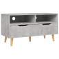 vidaXL Mueble de TV madera de ingeniería gris hormigón 90x40x48,5 cm