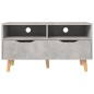 vidaXL Mueble de TV madera de ingeniería gris hormigón 90x40x48,5 cm