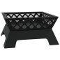 vidaXL Brasero con atizador acero XXL 50 cm vidaXL Brasero con atizador acero XXL 50 cm