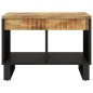vidaXL Mesa de centro de madera maciza mango 55x50x40 cm vidaXL Mesa de centro de madera maciza mango 55x50x40 cm