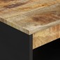 vidaXL Mesa de centro de madera maciza mango 55x50x40 cm vidaXL Mesa de centro de madera maciza mango 55x50x40 cm
