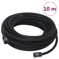 vidaXL Manguera porosa para jardín caucho negro 16 mm 10 m