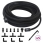 vidaXL Manguera porosa para jardín caucho negro 16 mm 10 m vidaXL Manguera porosa para jardín caucho negro 16 mm 10 m
