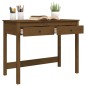 vidaXL Escritorio con cajones madera de pino marrón miel 100x50x78 cm vidaXL Escritorio con cajones madera de pino marrón miel 100x50x78 cm