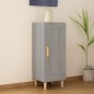 vidaXL Aparador madera de ingeniería gris Sonoma 34,5x34x90 cm vidaXL Aparador madera de ingeniería gris Sonoma 34,5x34x90 cm
