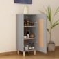 vidaXL Aparador madera de ingeniería gris Sonoma 34,5x34x90 cm vidaXL Aparador madera de ingeniería gris Sonoma 34,5x34x90 cm
