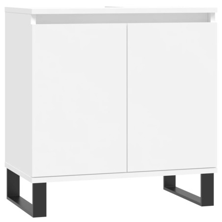 vidaXL Armario de baño madera de ingeniería blanco 58x33x60 cm