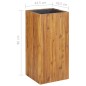 vidaXL Arriate de madera maciza de acacia 43,5x43,5x90 cm vidaXL Arriate de madera maciza de acacia 43,5x43,5x90 cm