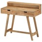 vidaXL Escritorio de madera de mango rugosa 100x45x90 cm vidaXL Escritorio de madera de mango rugosa 100x45x90 cm
