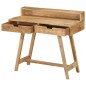 vidaXL Escritorio de madera de mango rugosa 100x45x90 cm vidaXL Escritorio de madera de mango rugosa 100x45x90 cm