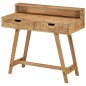 vidaXL Escritorio de madera de mango rugosa 100x45x90 cm vidaXL Escritorio de madera de mango rugosa 100x45x90 cm