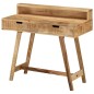vidaXL Escritorio de madera de mango rugosa 100x45x90 cm vidaXL Escritorio de madera de mango rugosa 100x45x90 cm