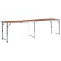 vidaXL Mesa de camping plegable de aluminio 240x60 cm vidaXL Mesa de camping plegable de aluminio 240x60 cm