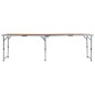 vidaXL Mesa de camping plegable de aluminio 240x60 cm vidaXL Mesa de camping plegable de aluminio 240x60 cm