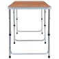 vidaXL Mesa de camping plegable de aluminio 240x60 cm vidaXL Mesa de camping plegable de aluminio 240x60 cm