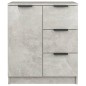 vidaXL Aparadores 2 uds madera contrachapada gris hormigón 60x30x70 cm