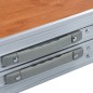 vidaXL Mesa de camping plegable de aluminio 240x60 cm vidaXL Mesa de camping plegable de aluminio 240x60 cm