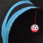 vidaXL Túnel para gatos 3 vías negro y azul poliéster 90 cm vidaXL Túnel para gatos 3 vías negro y azul poliéster 90 cm
